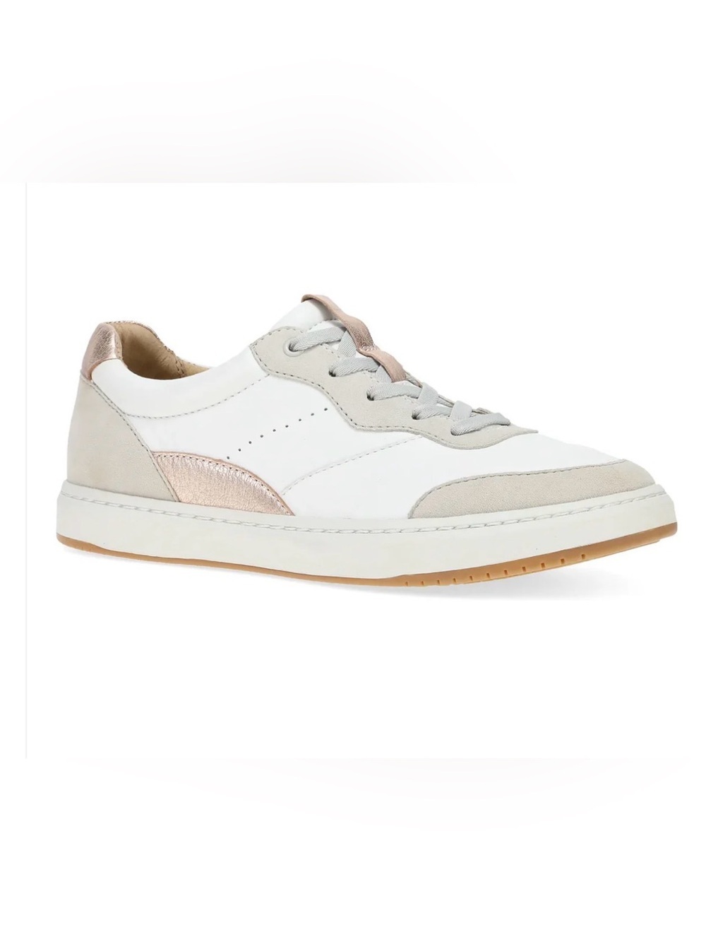 Women’s DANSKO Josey white & rose gold leather sneakers- Size 37